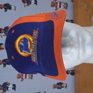 NASCAR Tide Racing #32  embroidered colorblock blue & orange snapback hat cap